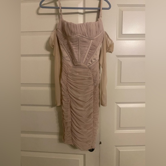 blue bohemian wedding dress